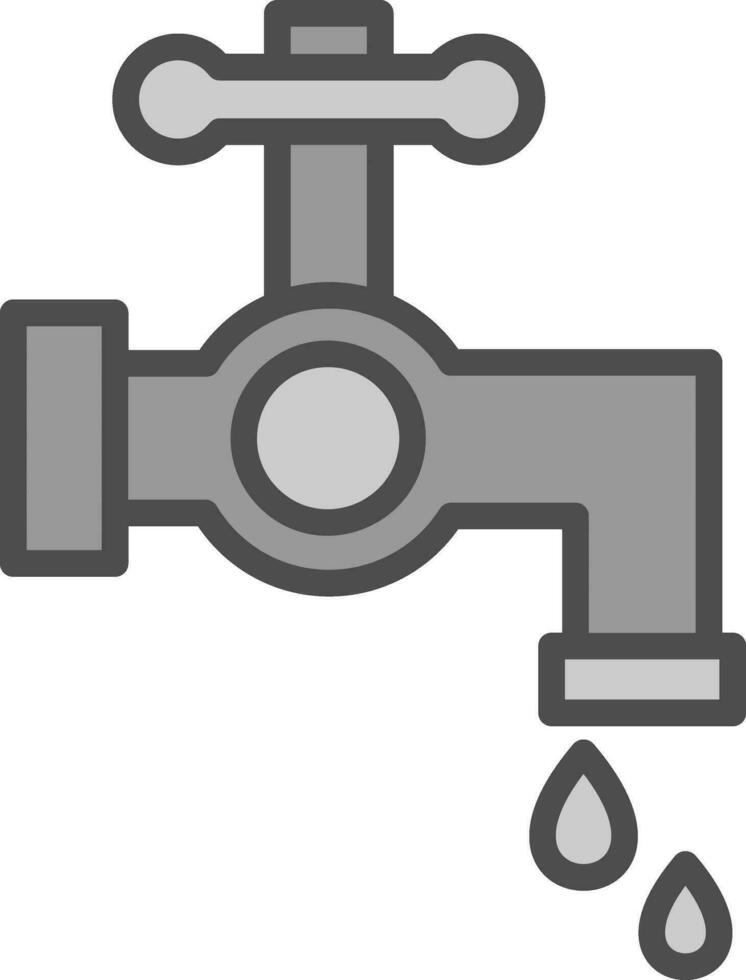 vatten kran vektor ikon design
