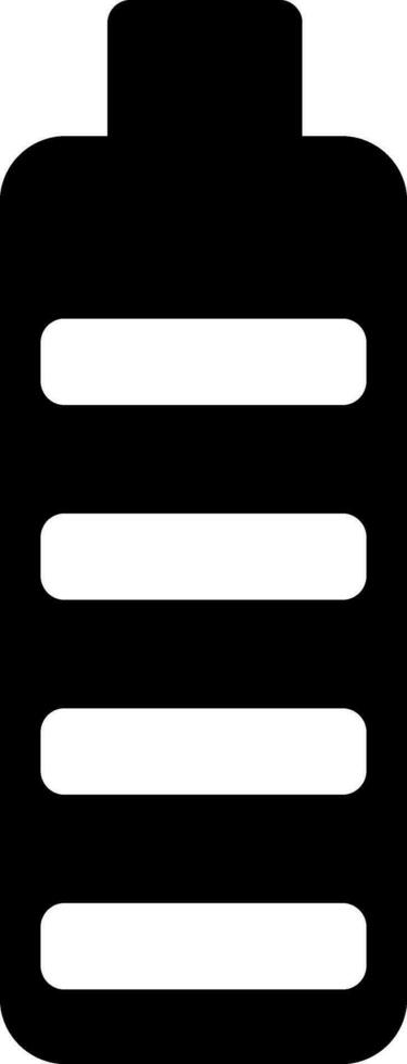 Batterie Laden im schwarz und Weiß Illustration. vektor