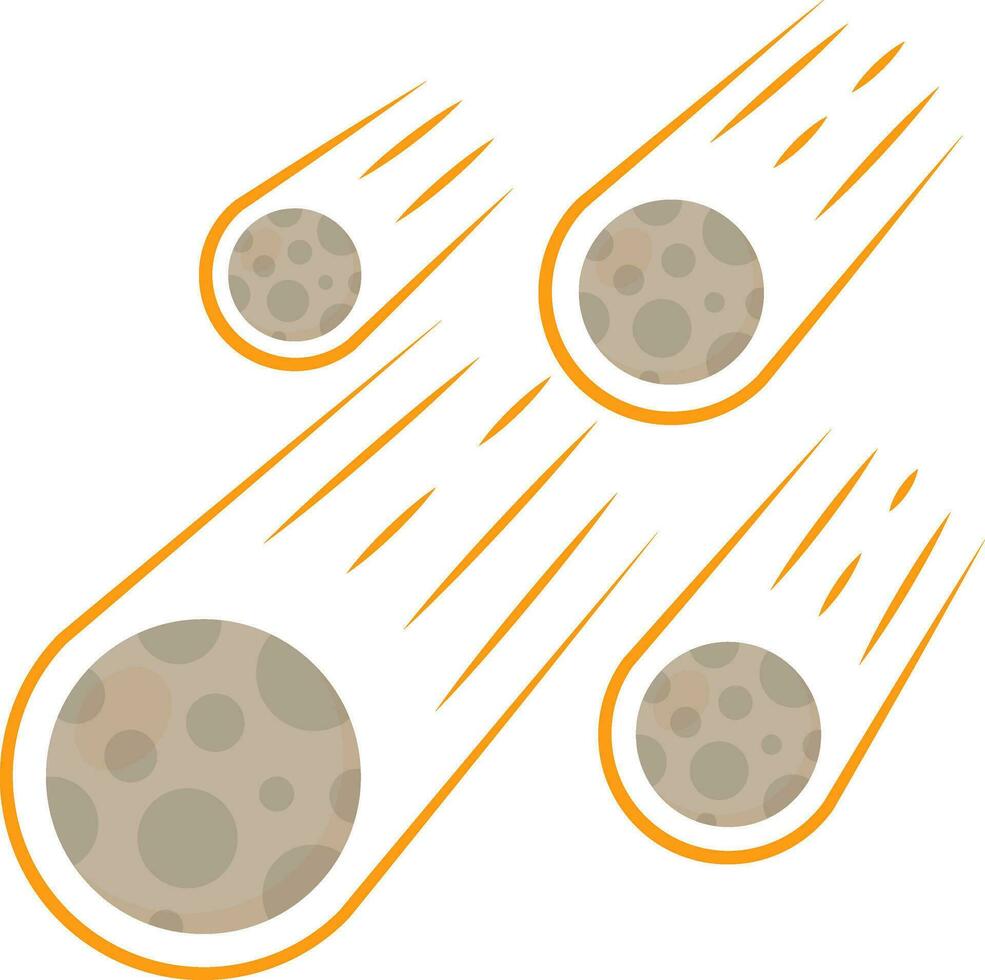 skytte brand bollar ikon i grå och orange Färg. vektor