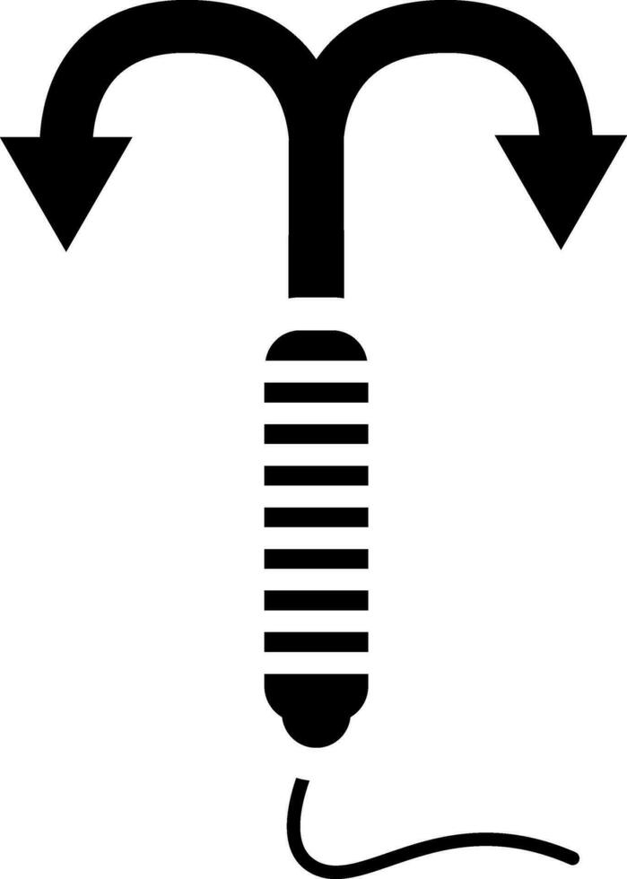 isoliert Anker Symbol im eben Stil. vektor