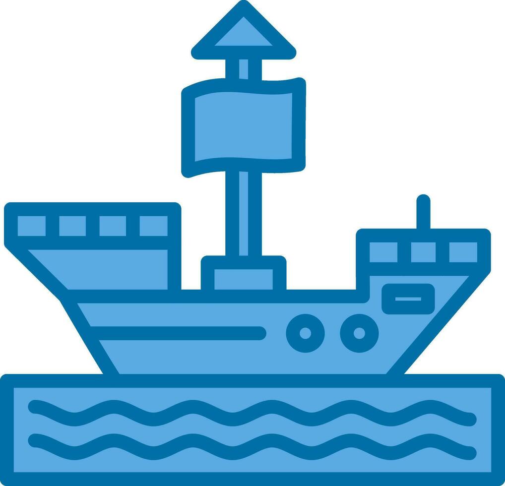 pirat fartyg vektor ikon design