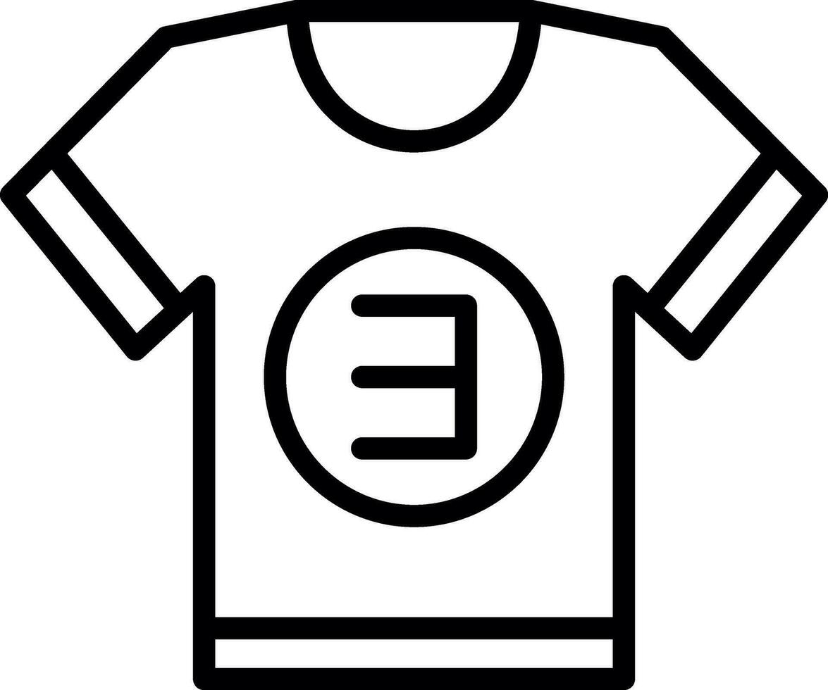 T-Shirt-Vektor-Icon-Design vektor