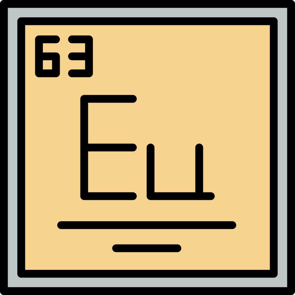 Europium Vektor Symbol Design