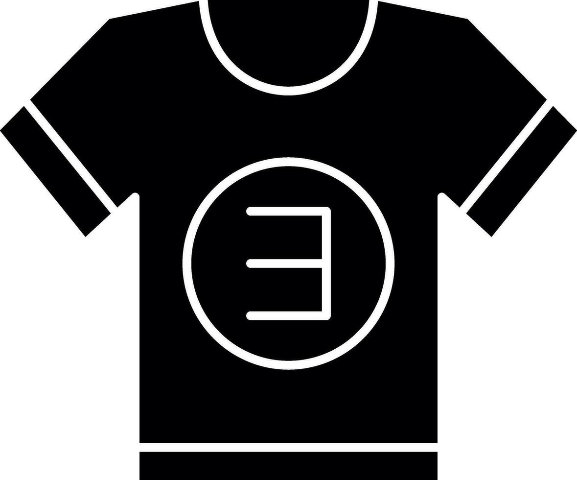 T-Shirt-Vektor-Icon-Design vektor