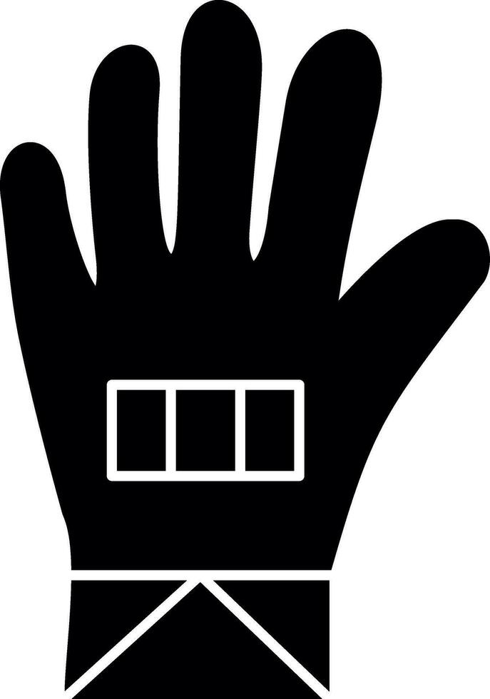 Handschuh-Vektor-Icon-Design vektor