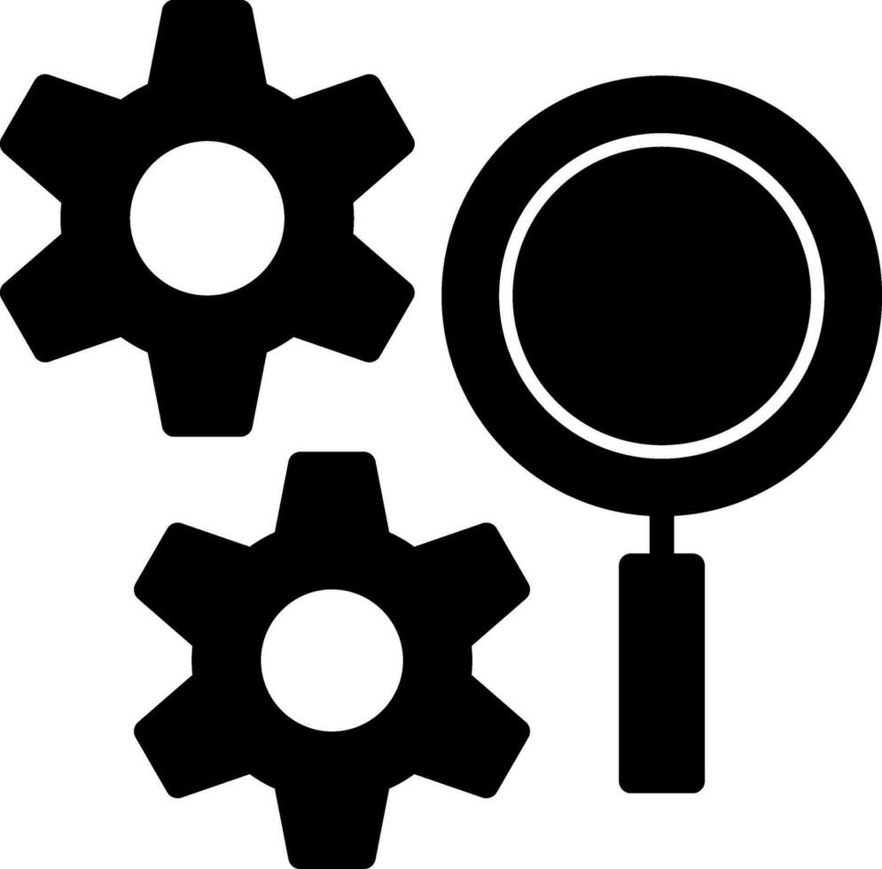 Suchmaschinen-Vektor-Icon-Design vektor