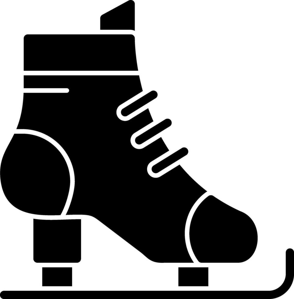 Eis Rollschuhe Vektor Symbol Design