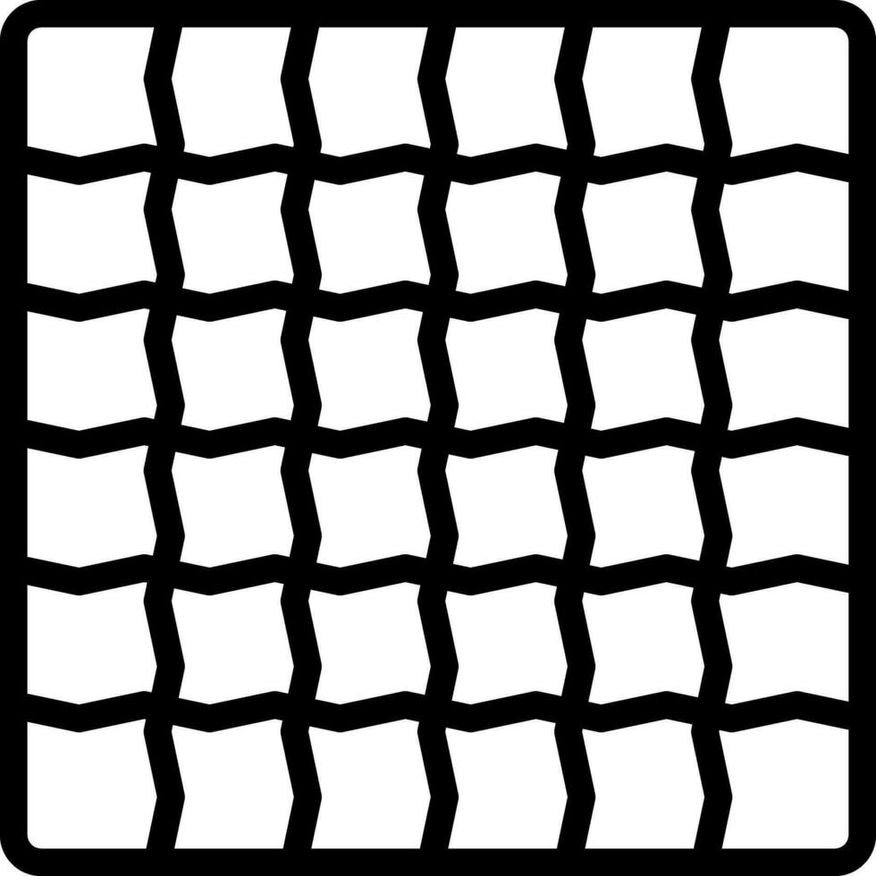Liniensymbol für Netz vektor
