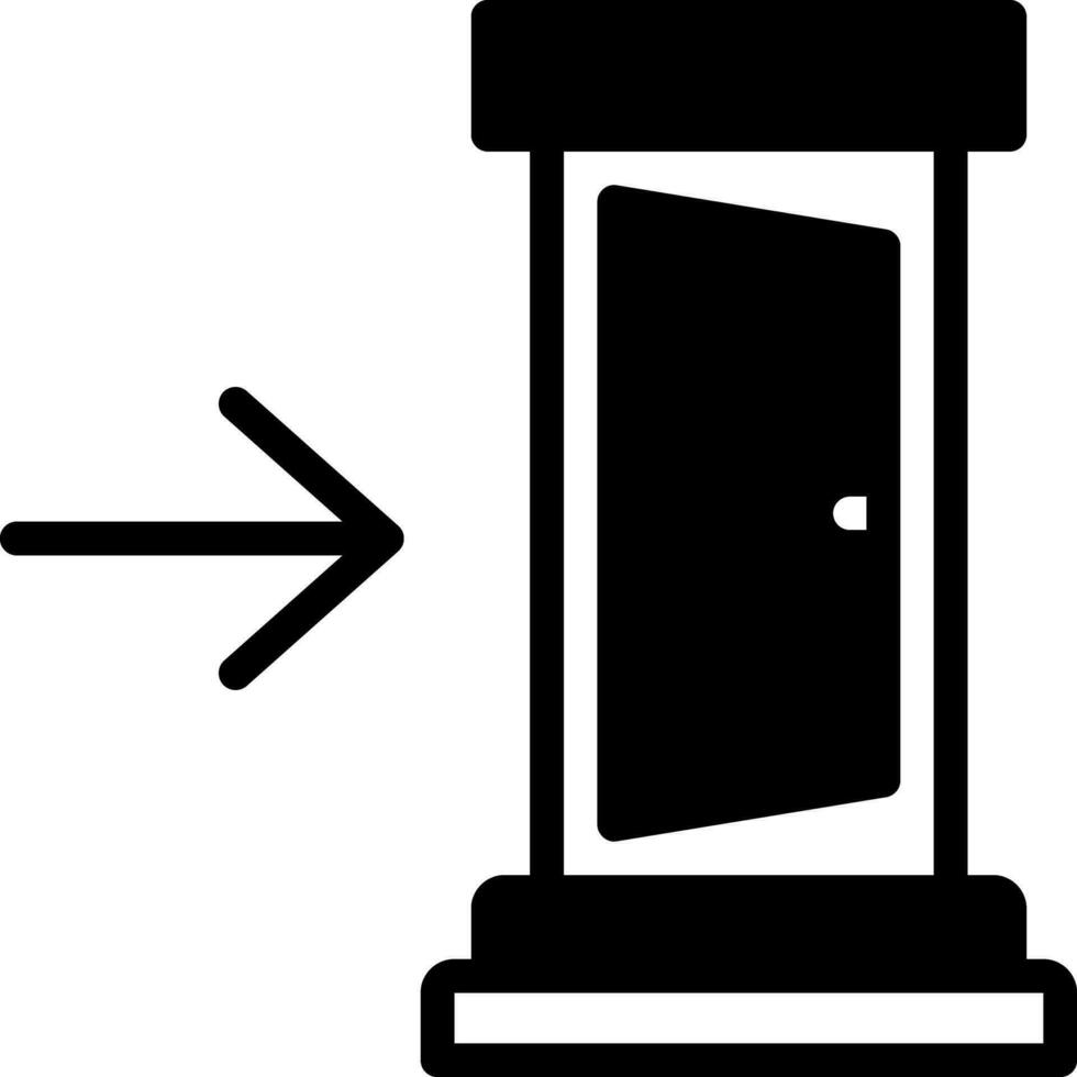 solide Symbol zum im vektor