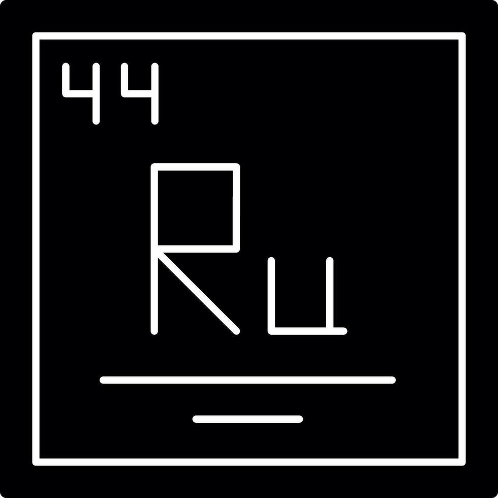 Ruthenium Vektor Symbol Design