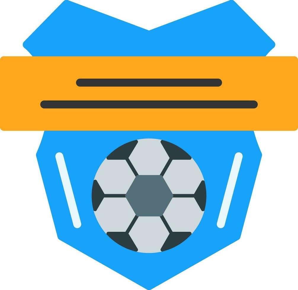 Fußballverein-Vektor-Icon-Design vektor