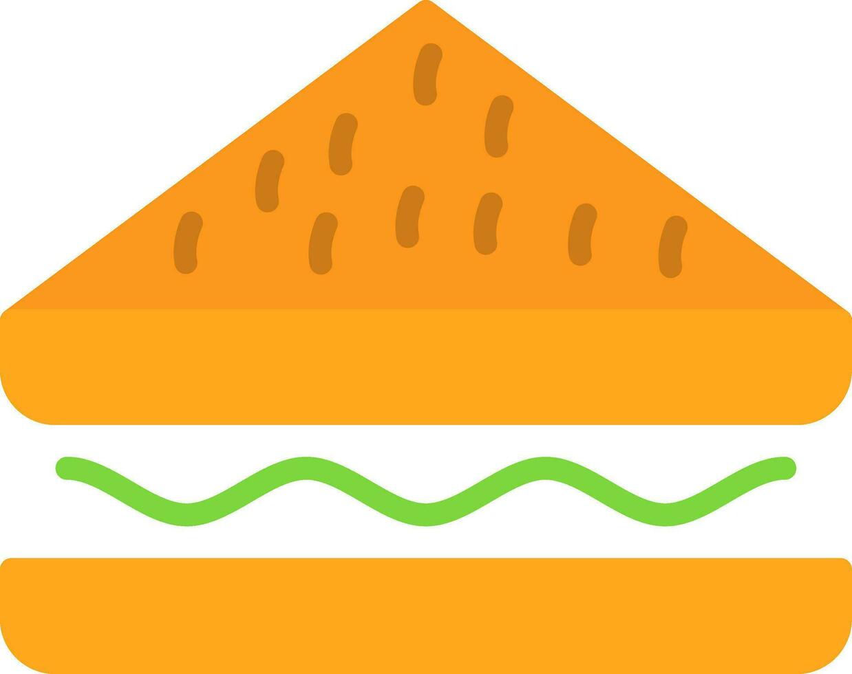 Sandwich-Vektor-Icon-Design vektor