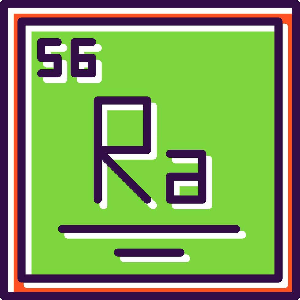 radium vektor ikon design