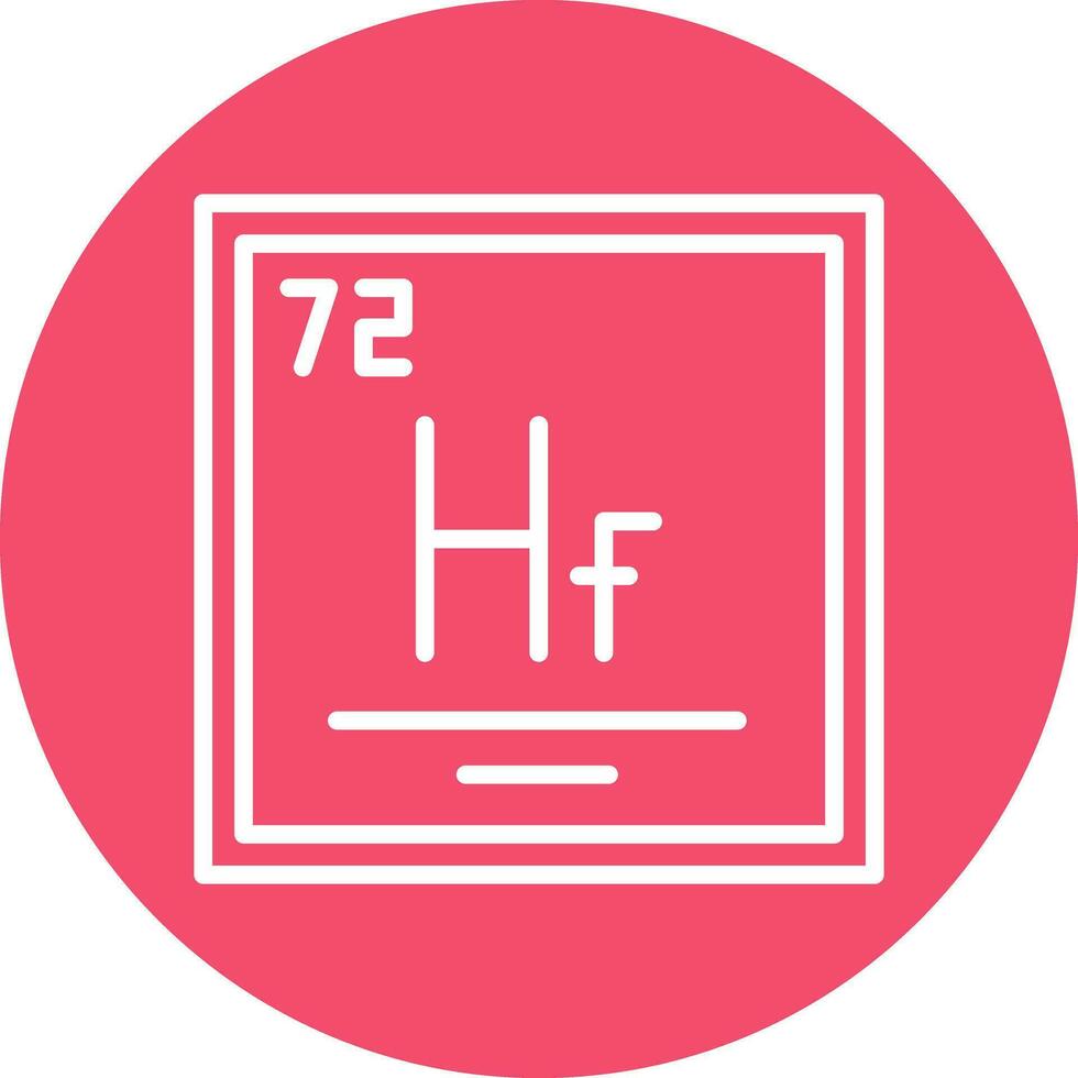 Hafnium Vektor Symbol Design