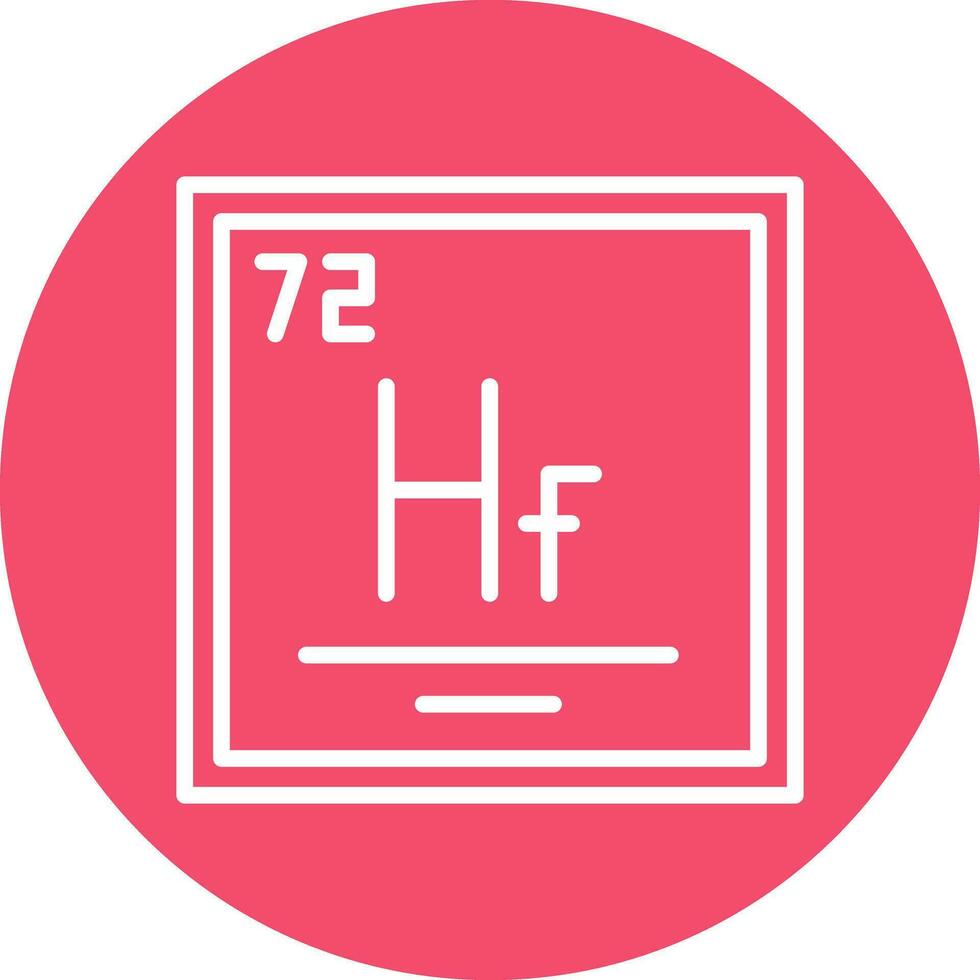 hafnium vektor ikon design