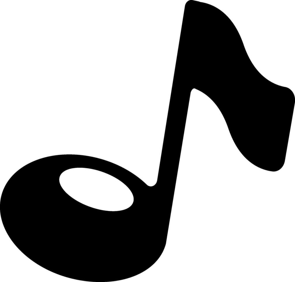 musik notera tecken eller symbol. vektor