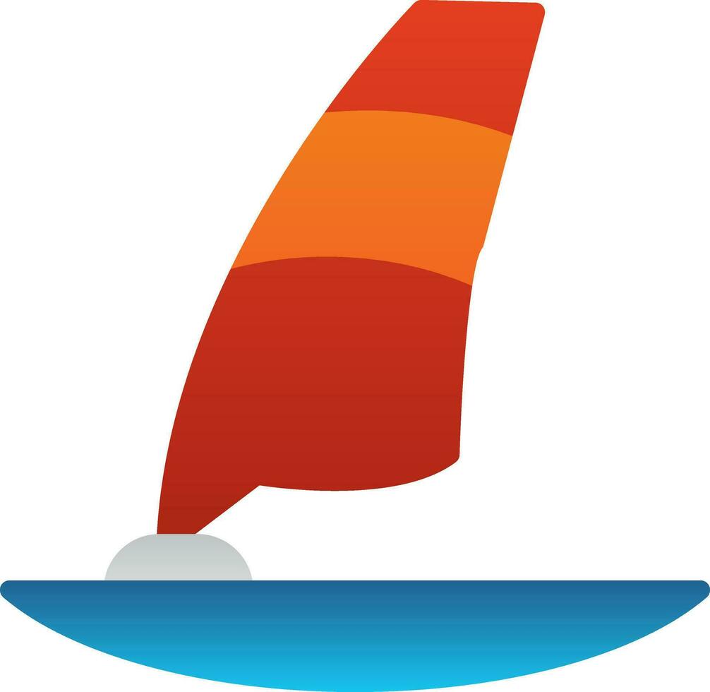 Windsurf-Vektor-Icon-Design vektor