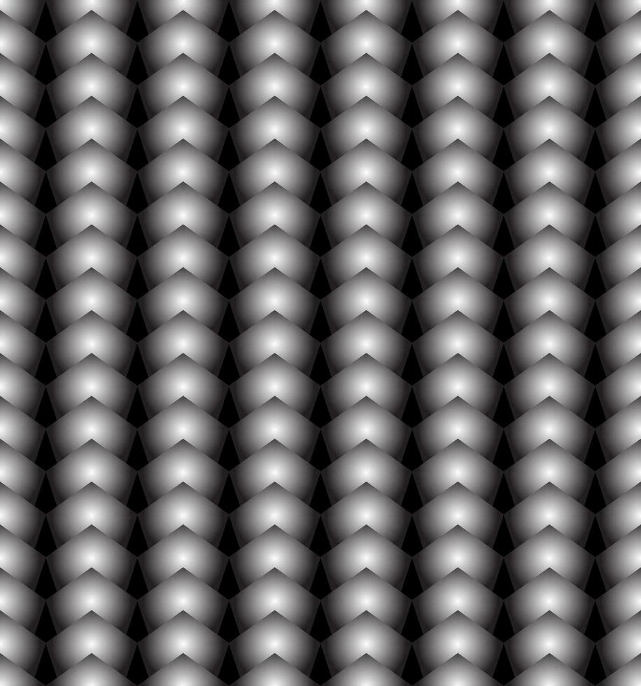 nahtlos geomatrisch Vektor Hintergrund Muster im schwarz und Weiß