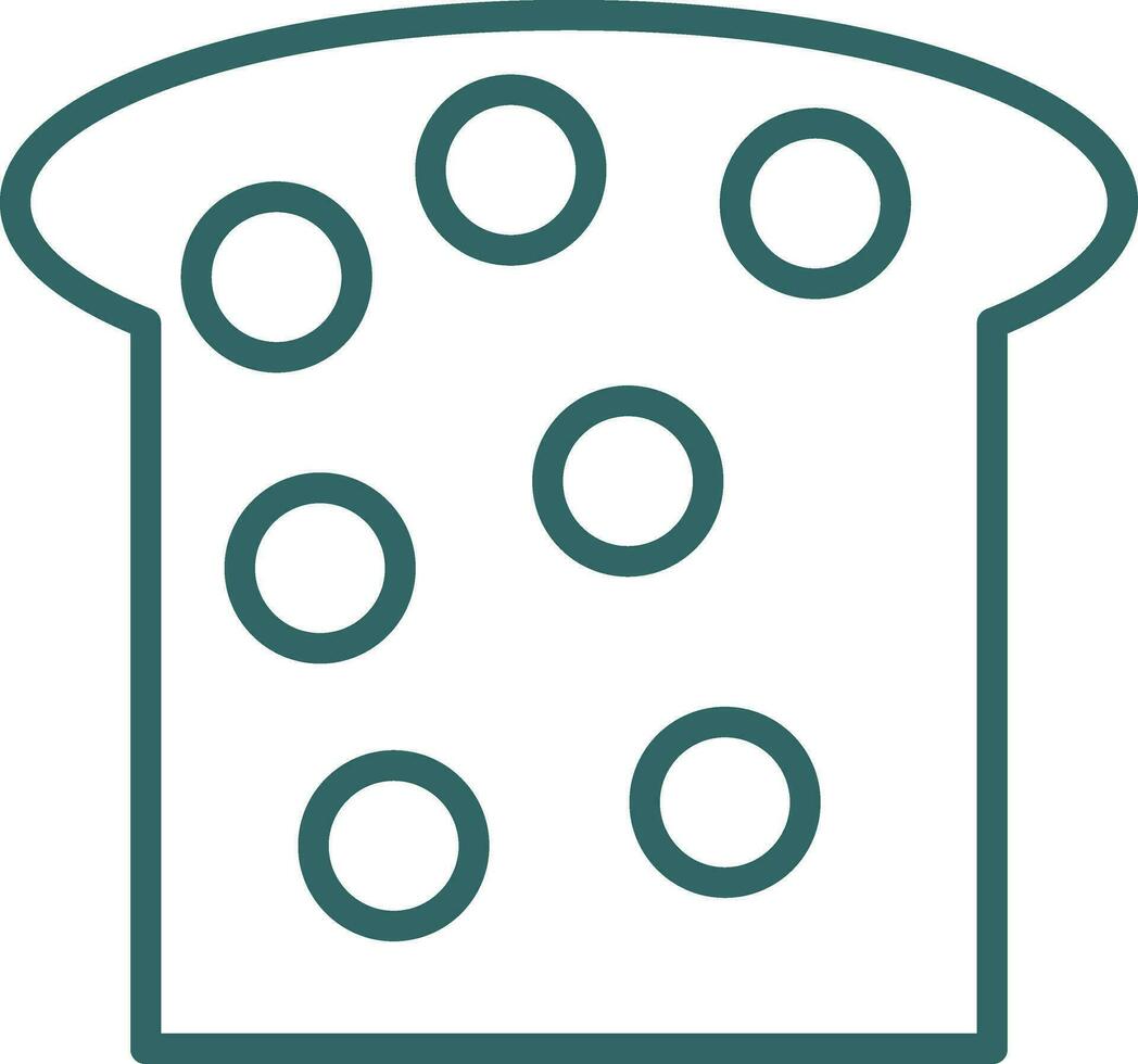 Toast-Vektor-Icon-Design vektor