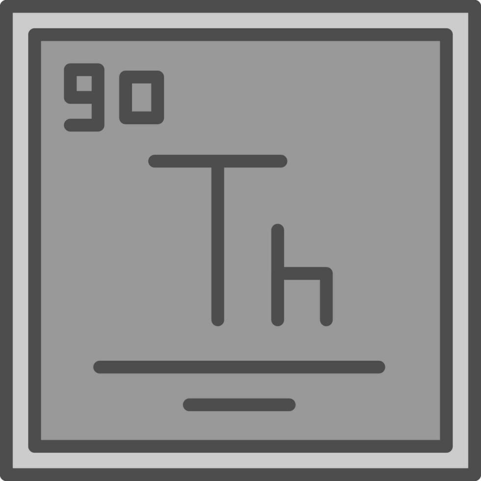 Thorium Vektor Symbol Design