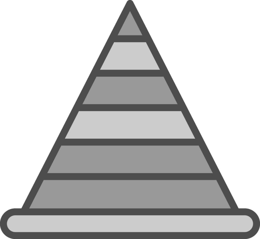 Pyramidenvektor-Icon-Design vektor