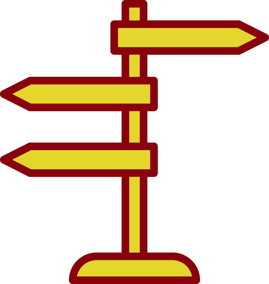 Wegweiser Vektor Symbol Design