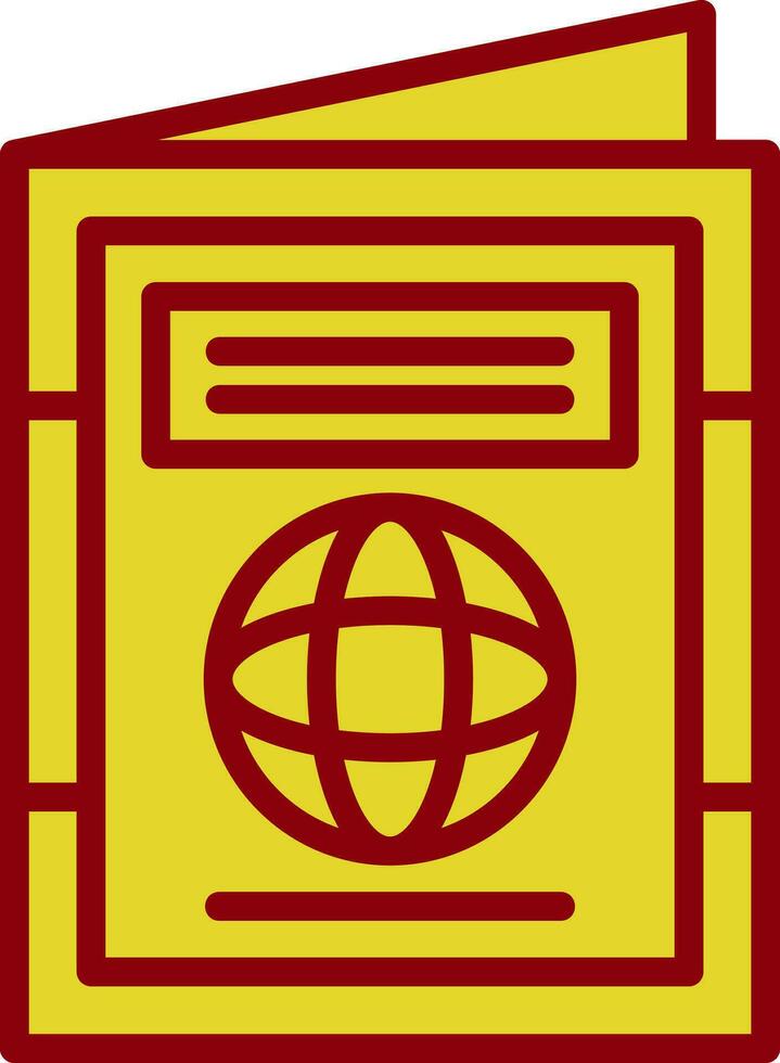 International Reisepass Vektor Symbol Design