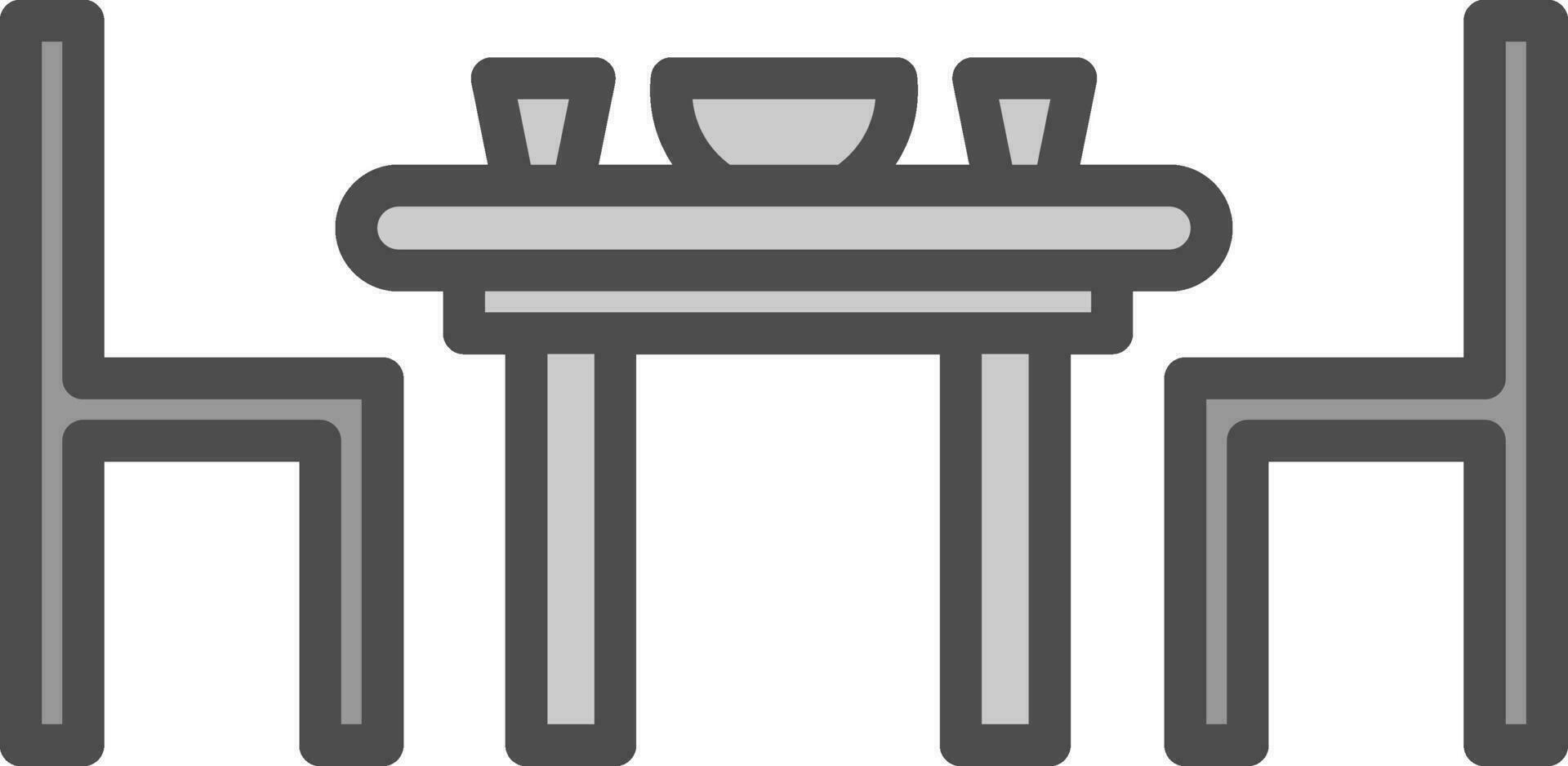 dining tabell vektor ikon design