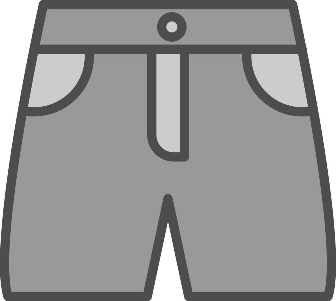 Shorts-Vektor-Icon-Design vektor