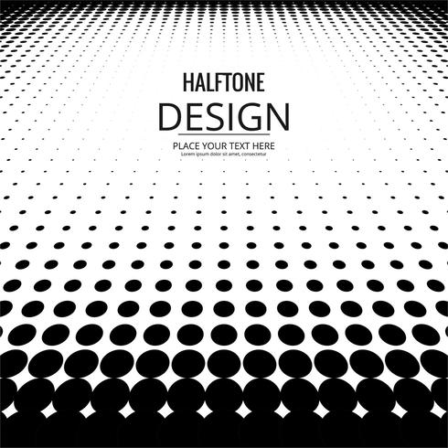 Abstrakt halvton färgstark design vektor