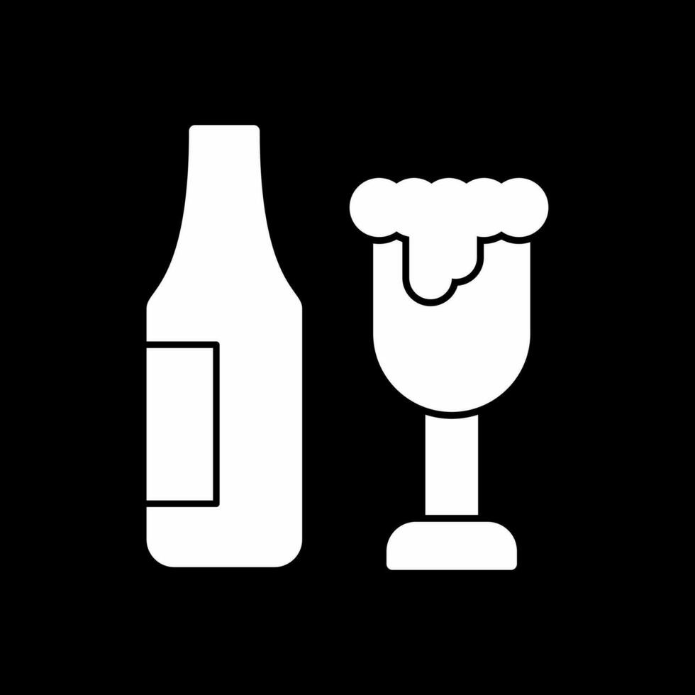 Pint von Bier Vektor Symbol Design