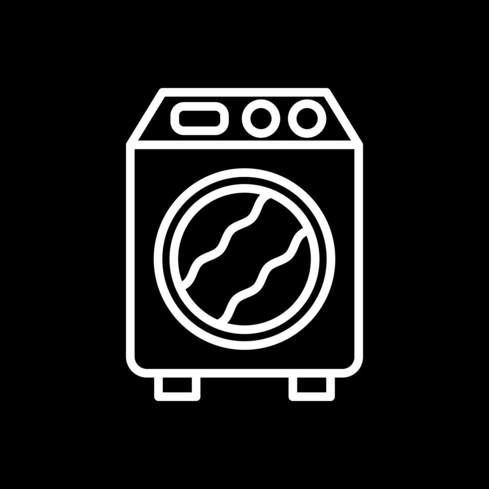 Waschmaschine-Vektor-Icon-Design vektor