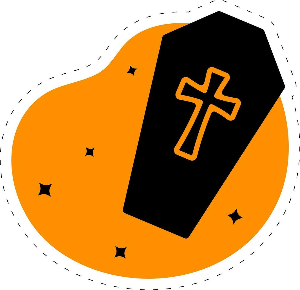 Friedhof Symbol, Halloween vektor