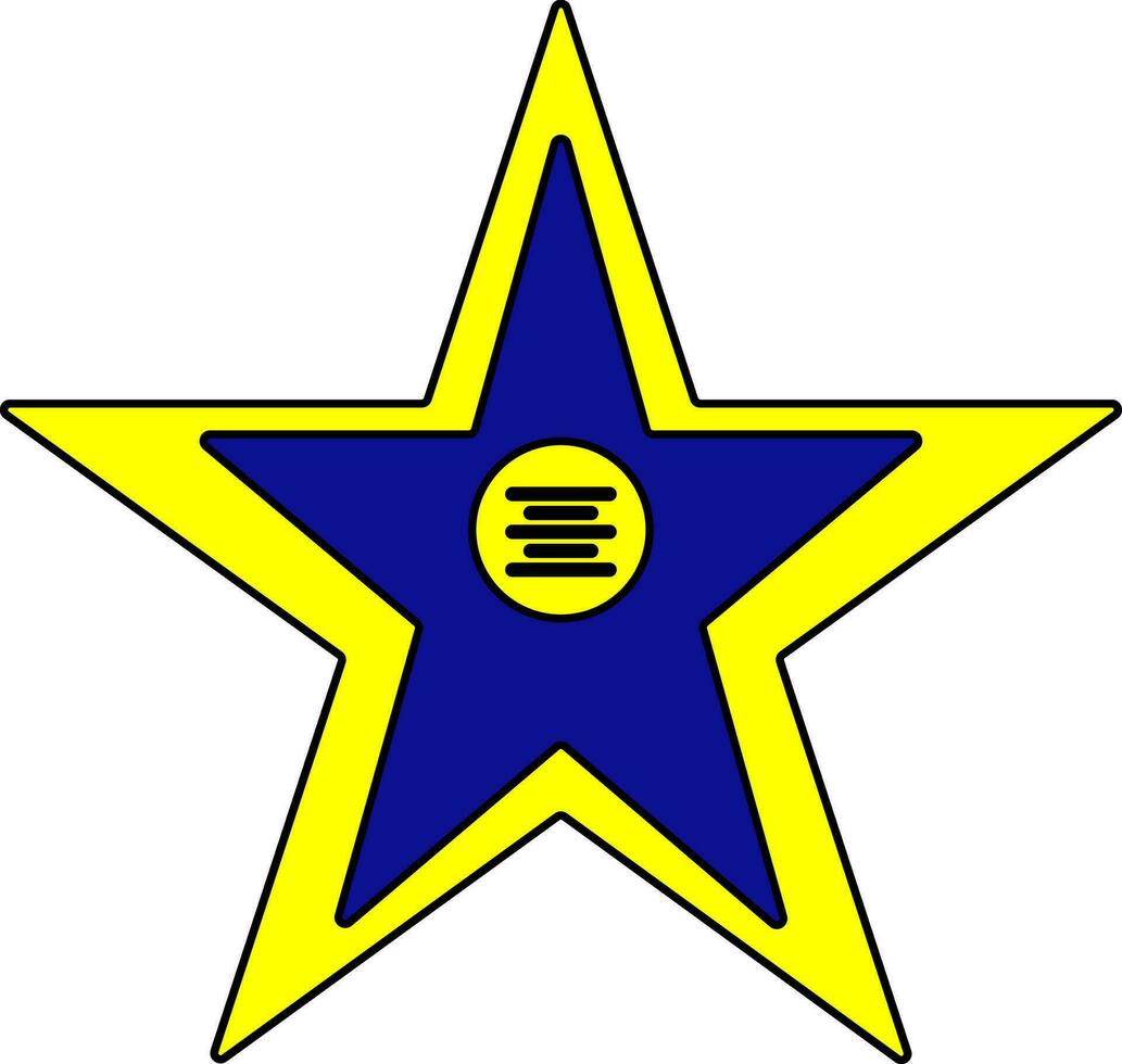 Illustration von ein Film Star Symbol. vektor