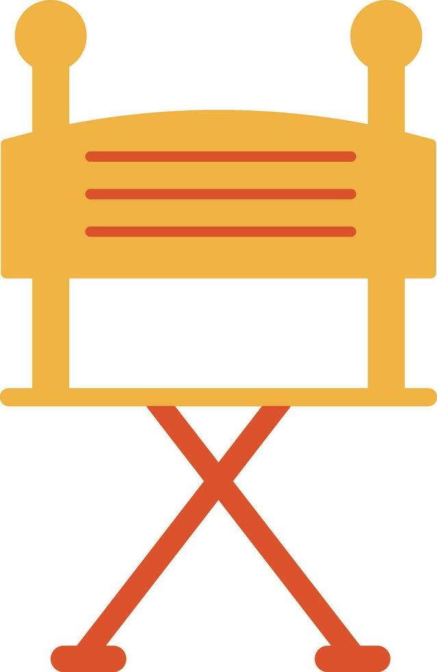 Illustration von Direktor Stuhl Symbol zum Sitzung. vektor