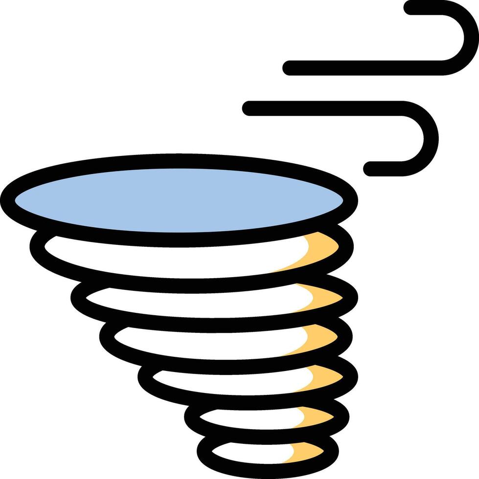 tornado vektor illustration på en bakgrund. premium kvalitet symbols.vector ikoner för koncept och grafisk design.