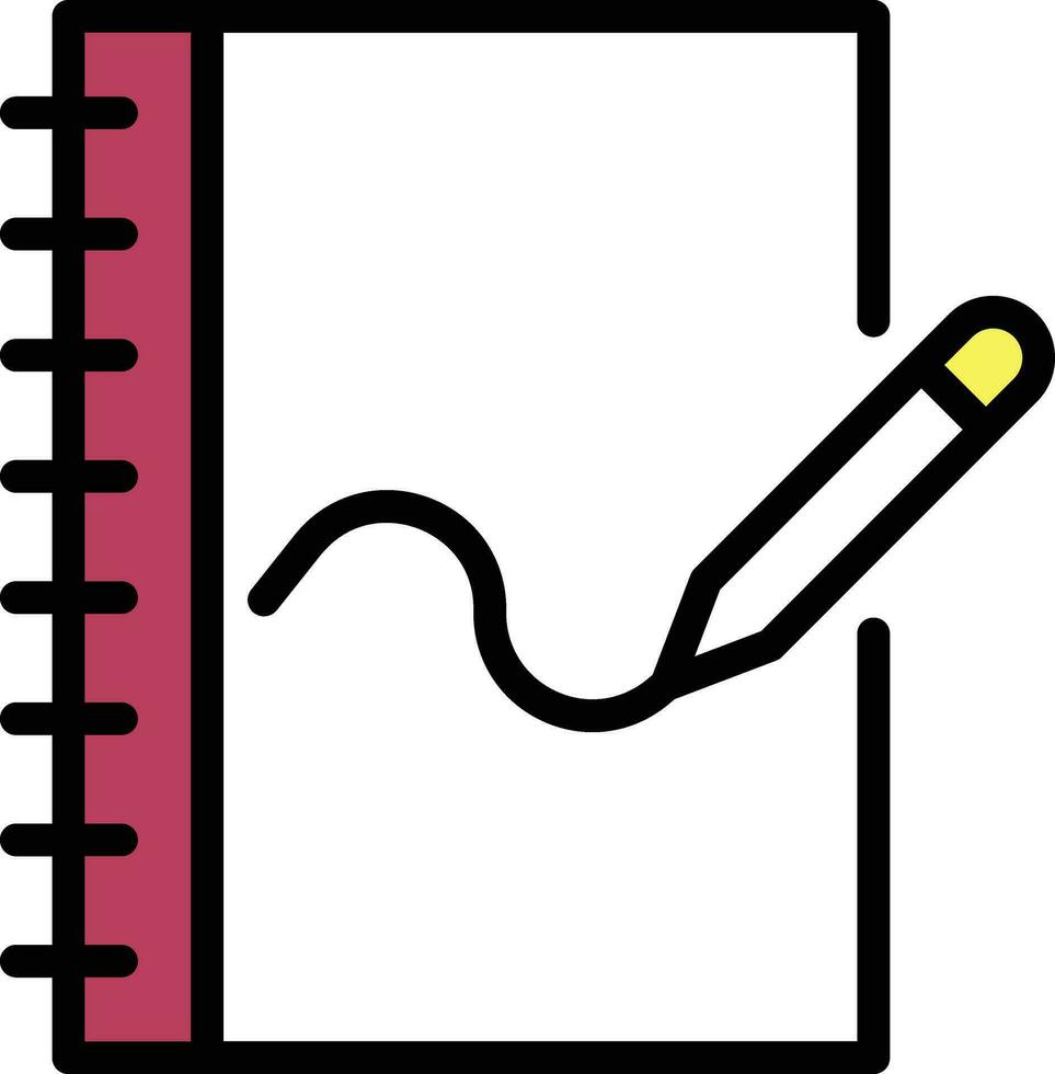 Zeichnung Buch Vektor Illustration auf ein hintergrund.premium Qualität symbole.vektor Symbole zum Konzept und Grafik Design.