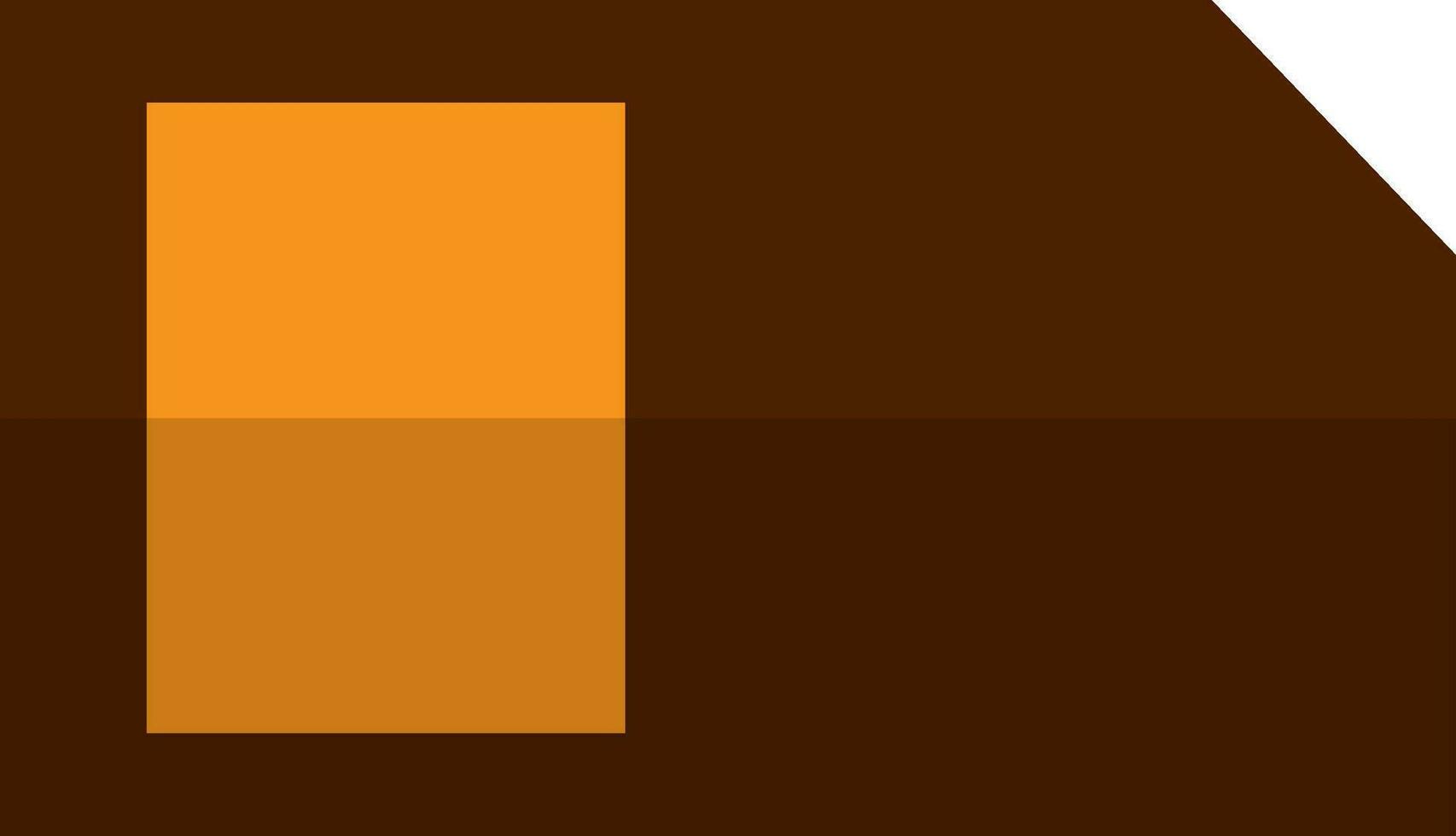 isoliert Erinnerung Karte im braun und Orange Farbe. vektor
