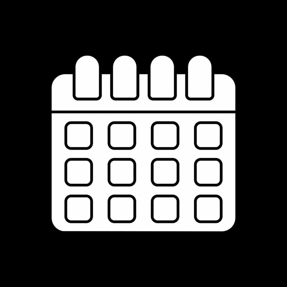 Kalender-Vektor-Icon-Design vektor