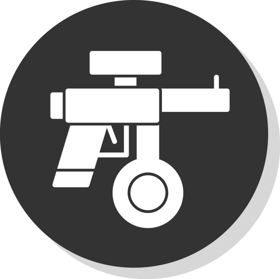 Paintball-Vektor-Icon-Design vektor