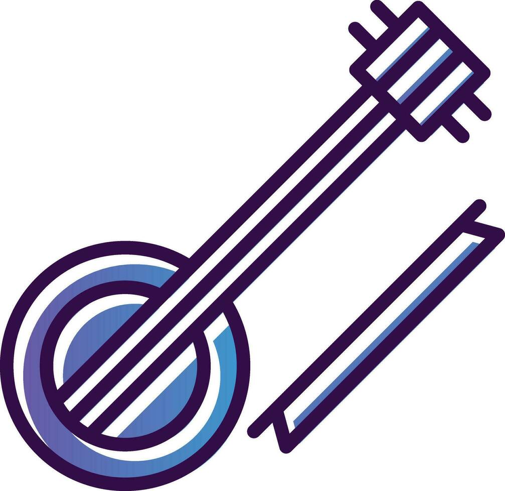 Violine-Vektor-Icon-Design vektor