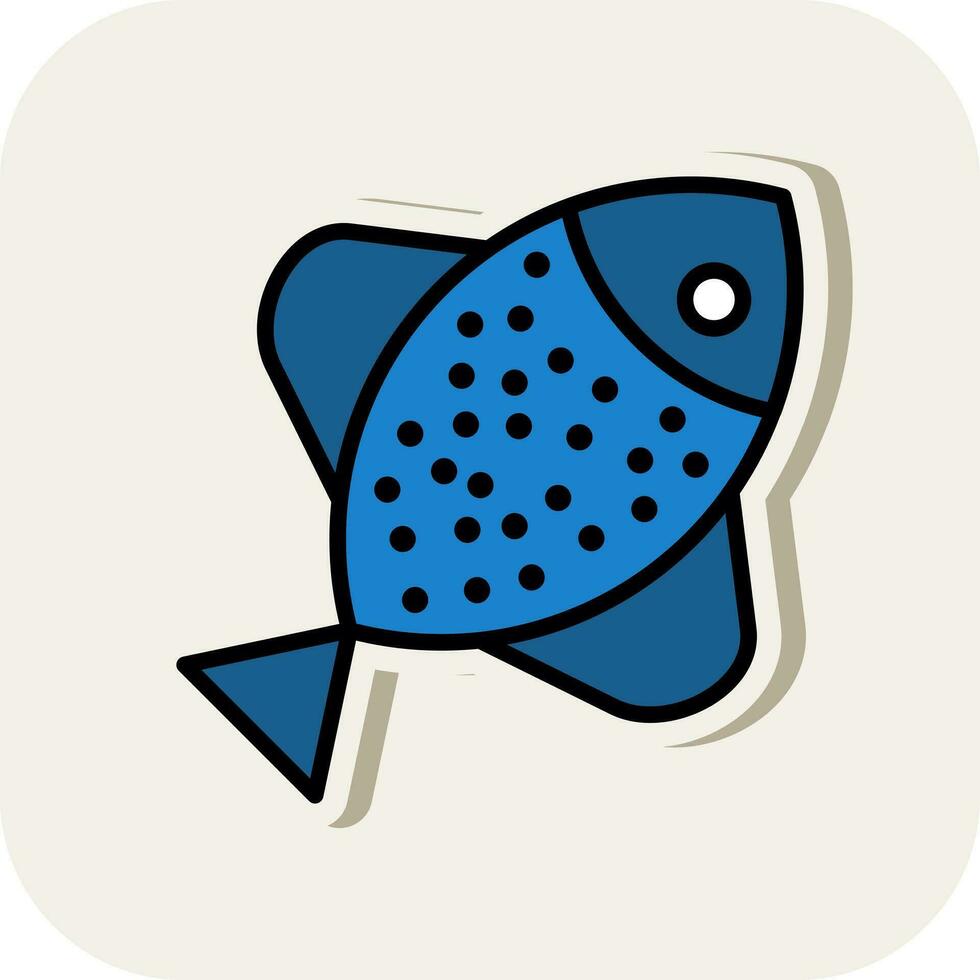 Fisch-Vektor-Icon-Design vektor