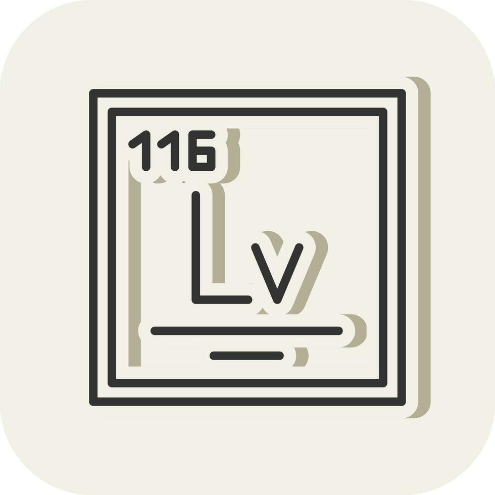 Livermorium Vektor Symbol Design