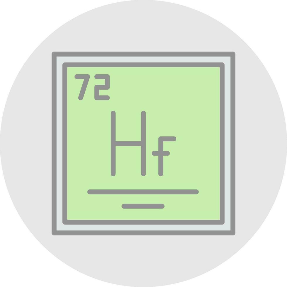 Hafnium Vektor Symbol Design