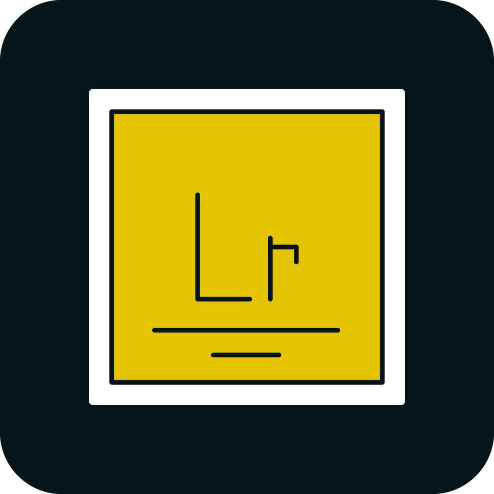 lawrencium vektor ikon design