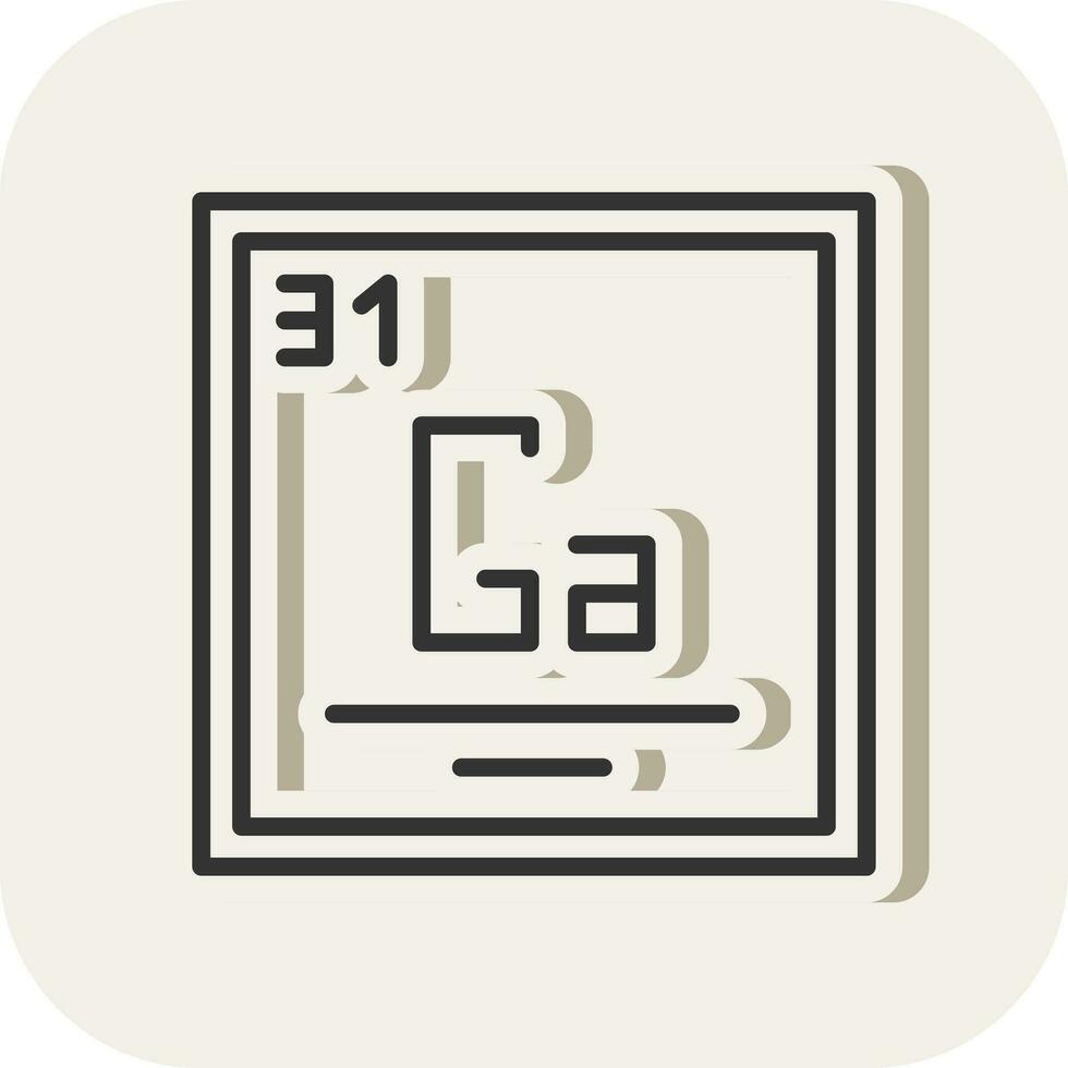 Gallium Vektor Symbol Design