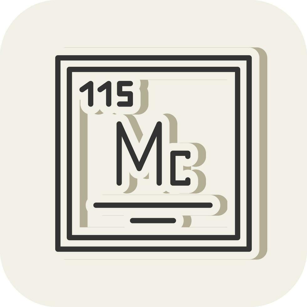 moscovium Vektor Symbol Design