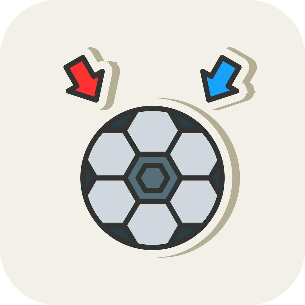 Fußball Ball Vektor Symbol Design