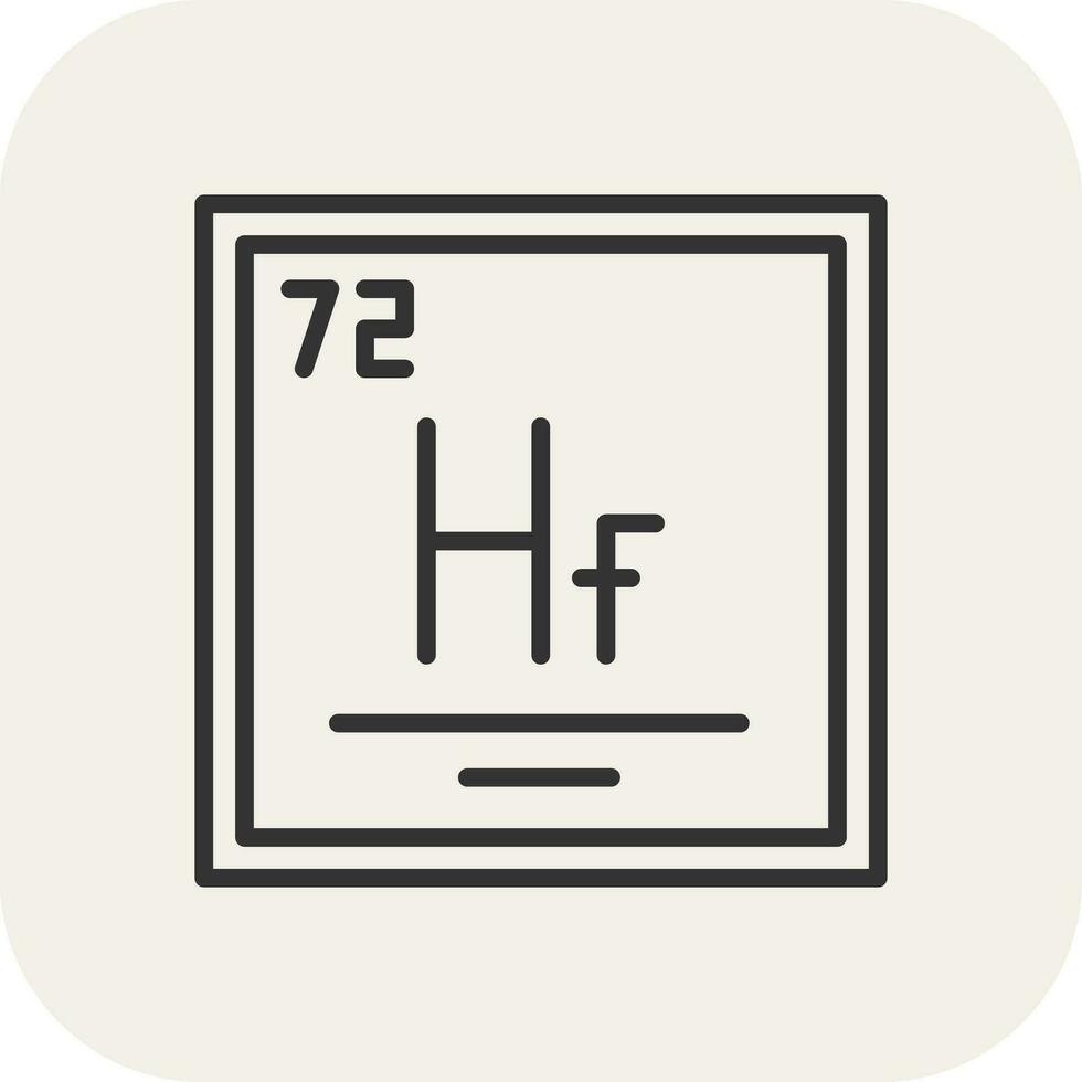 Hafnium Vektor Symbol Design