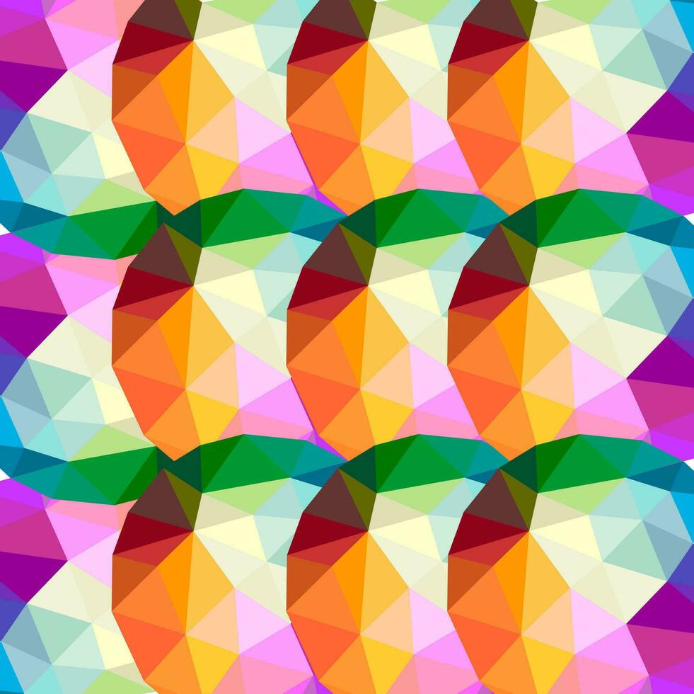 bunt Polygon Textur Hintergrund. vektor